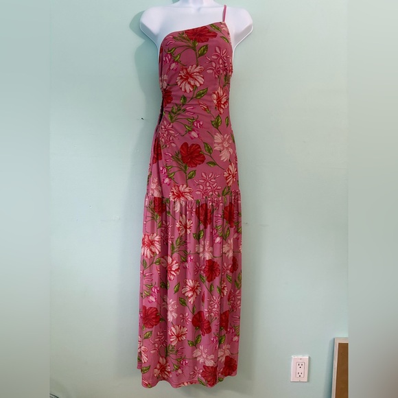 Hansen & Gretel Artillo Dress, Sz XS,  Maxi Long Floral Pink Print NWT, $289 - Picture 1 of 6